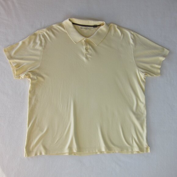 Tasso Elba Other - Tasso Elba Men's Light Yellow Polo Size XL 100% Cotton